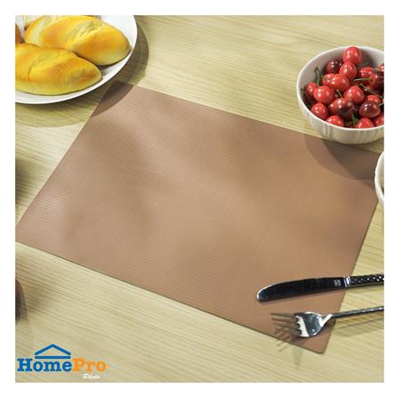 แผ่นรองจาน PU KECH LOOKIE สีน้ำตาล_4