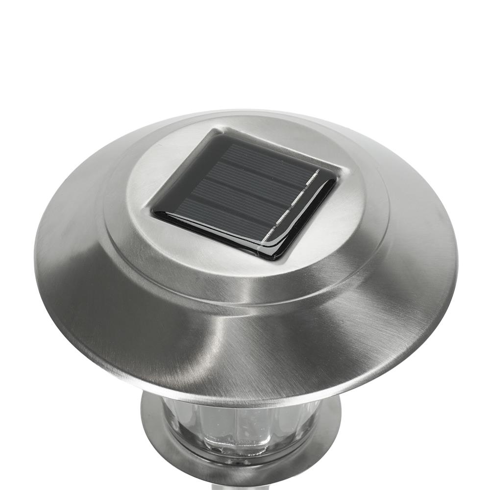 ไฟจัดสวน SOLAR CARINI AR-1701 0.5 วัตต์ WARM WHITE สีเงิน