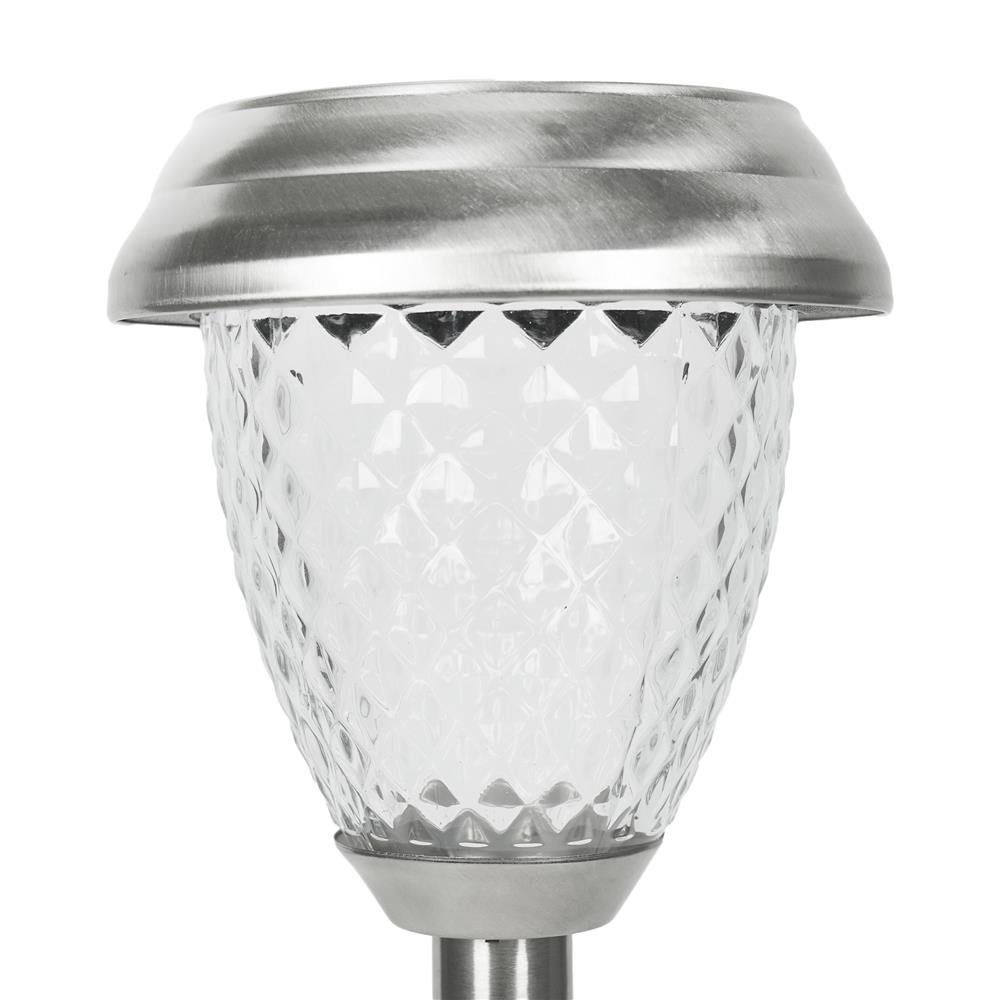 ไฟจัดสวน SOLAR CARINI AR-1201 0.5 วัตต์ WARM WHITE/RGB สีเงิน