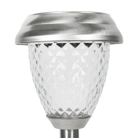 ไฟจัดสวน SOLAR CARINI AR-1201 0.5 วัตต์ WARM WHITE/RGB สีเงิน_1