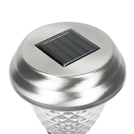 ไฟจัดสวน SOLAR CARINI AR-1201 0.5 วัตต์ WARM WHITE/RGB สีเงิน_2