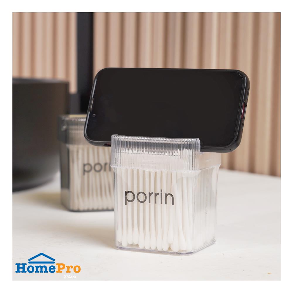 สำลีก้าน PORRIN สีขาว (แพ็ก 100 ชิ้น)
