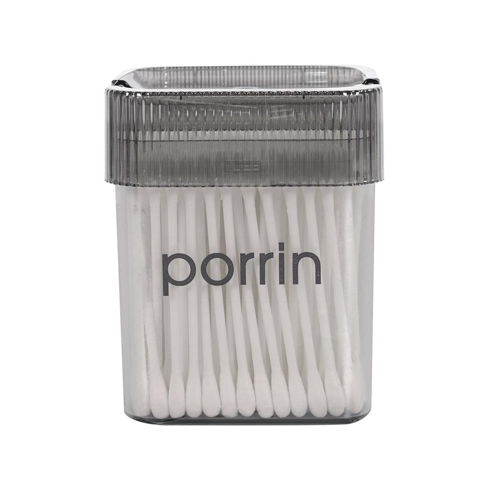 สำลีก้าน PORRIN สีเทา (แพ็ก 100 ชิ้น)