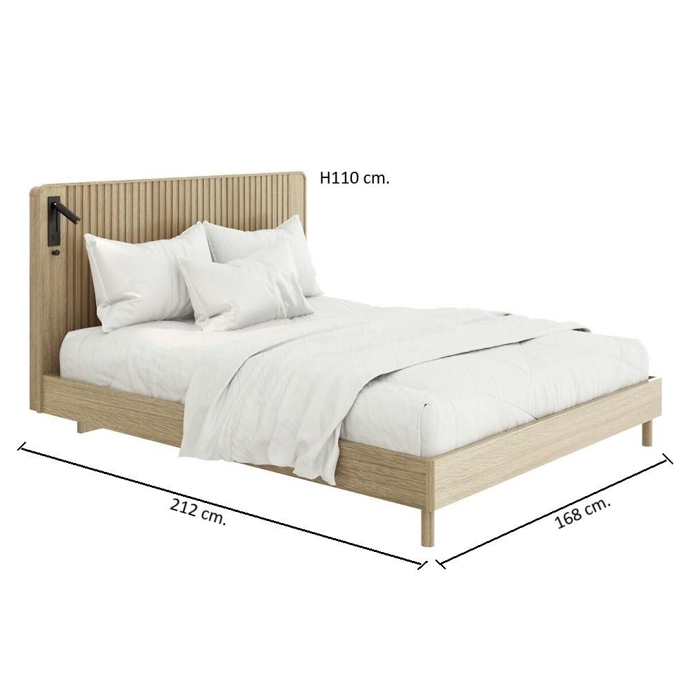 ชุดห้องนอน 5 ฟุต SB FURNITURE VALLEY 59062730 สีน้ำตาล