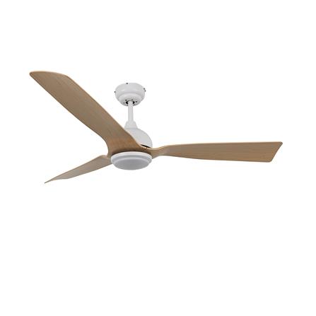 พัดลมโคมไฟ LED CARINI CFD523102 18 วัตต์ DAYLIGHT/COOL WHITE/WARM WHITE 52 นิ้ว สีขาว/น้ำตาล_0