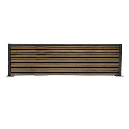 รั้วบังตา SUNSHIELD F824 SET A 0.8x2.4 ม. สีวอลนัท_1