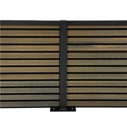 รั้วบังตา SUNSHIELD F824 SET B 0.8x2.4 ม. สีวอลนัท_2