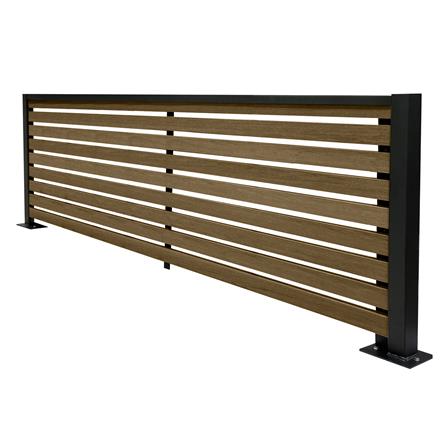 รั้วบังตาโปร่ง SUNSHIELD S824 SET A 0.8x2.4 ม. สีว...