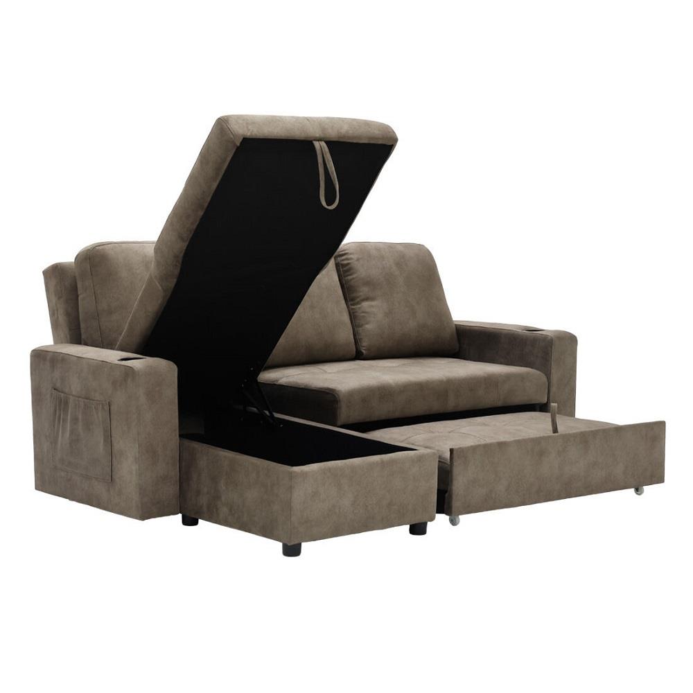 โซฟาเข้ามุมซ้าย SB FURNITURE REINDEER 19242063 สีน้ำตาล