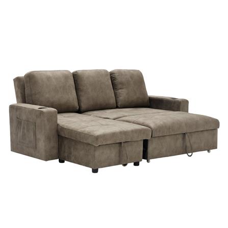 โซฟาเข้ามุมซ้าย SB FURNITURE REINDEER 19242063 สีน้ำตาล_3