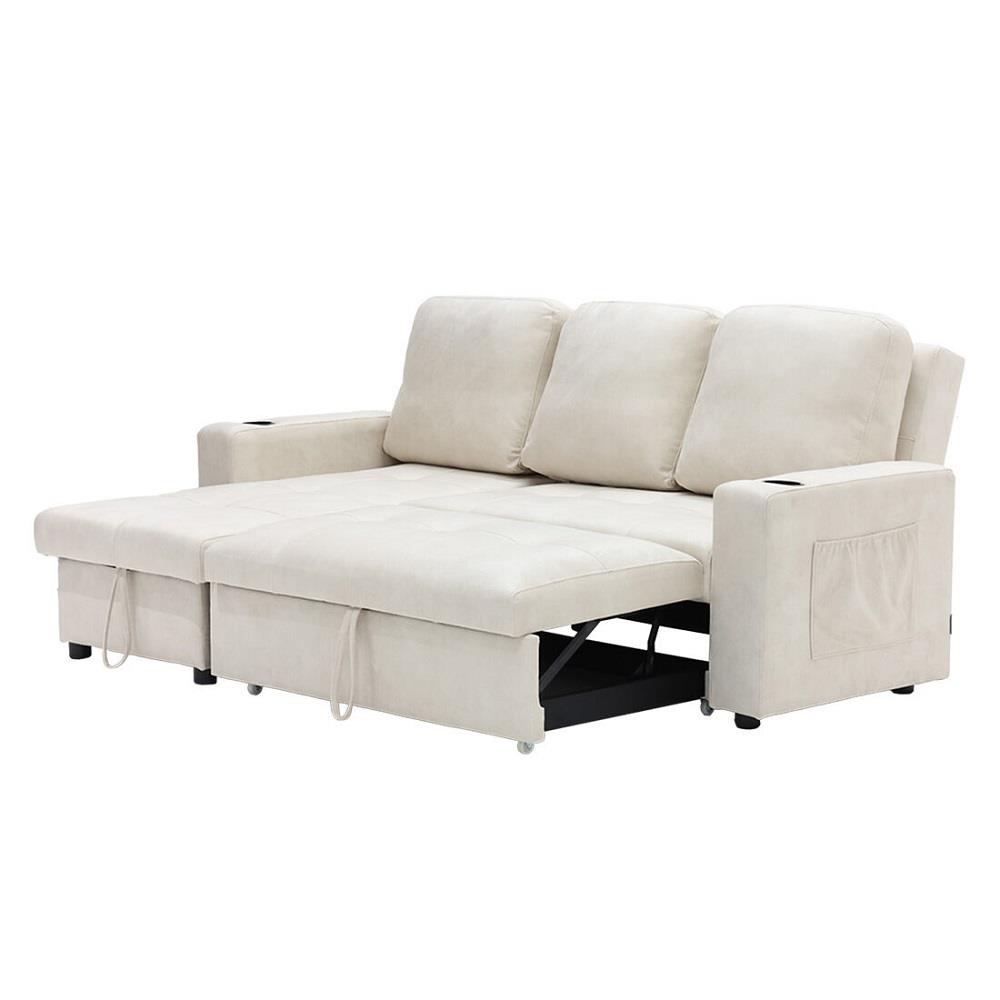 โซฟาเข้ามุมซ้าย SB FURNITURE REINDEER 19242065 สีครีม