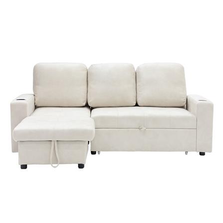 โซฟาเข้ามุมซ้าย SB FURNITURE REINDEER 19242065 สีครีม_0