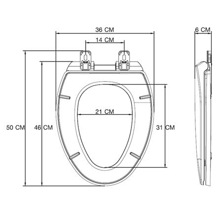 ฝารองนั่ง SLOW CLOSE MOYA HY-PP03_5