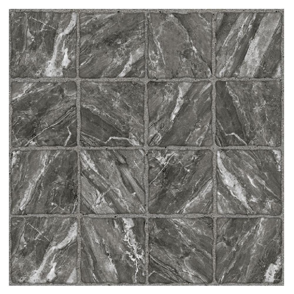 กระเบื้องพื้น 16x16 นิ้ว DURAGRES ฮากีบิส เทาเข้ม A 0.96 ตร.ม.