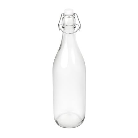 ขวดน้ำแก้ว 1 ลิตร KECH BUBBLE สีใส_0