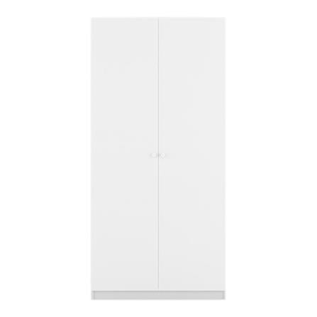 ตู้เสื้อผ้า 2 บานเปิด KONCEPT BLOX 19225422 100 ซม. สีขาว_0