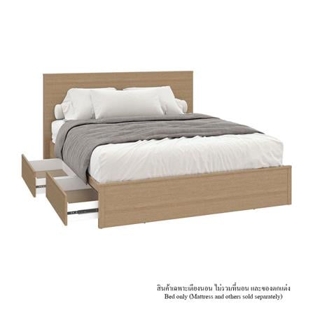 ชุดห้องนอน 6 ฟุต KONCEPT TIMBUR 59062094 สีน้ำตาล_1