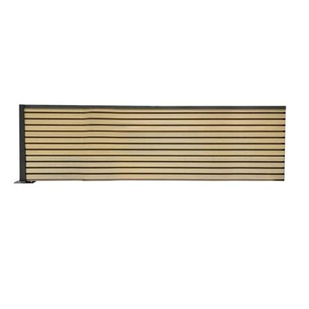 รั้วบังตา SUNSHIELD F130 SET B 1.0x3.0 ม. สีโอ๊ค_1
