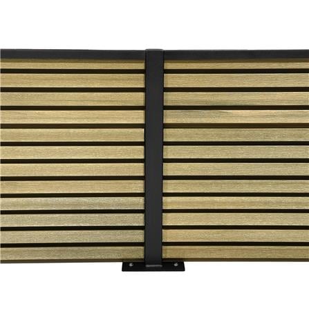รั้วบังตา SUNSHIELD F130 SET B 1.0x3.0 ม. สีโอ๊ค_2