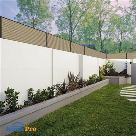รั้วบังตา SUNSHIELD F830 SET A 0.8x3.0 ม. สีโอ๊ค_5