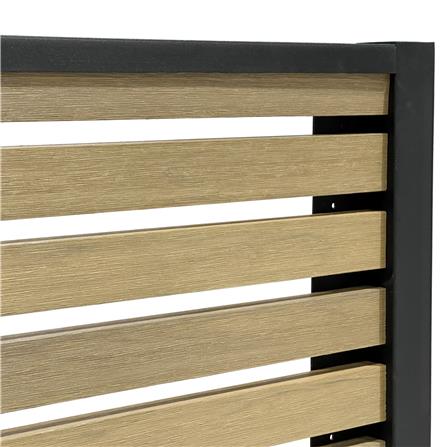 รั้วบังตาโปร่ง SUNSHIELD S130 SET A 1.0x3.0 ม. สีโอ๊ค_3