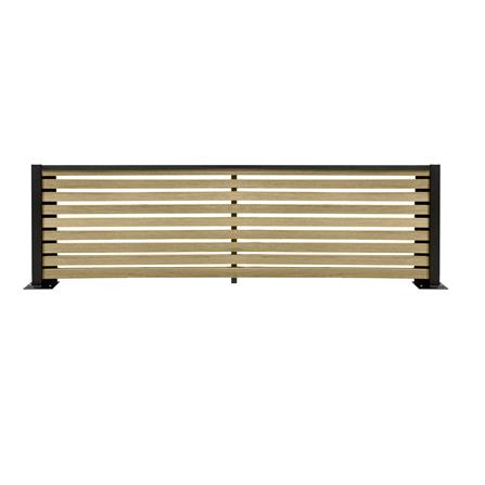 รั้วบังตา SUNSHIELD S130 SET A 1.0x3.0 ม. สีโอ๊ค_2