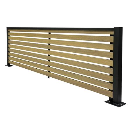 รั้วบังตาโปร่ง SUNSHIELD S124 SET A 1.0x2.4 ม. สีโ...