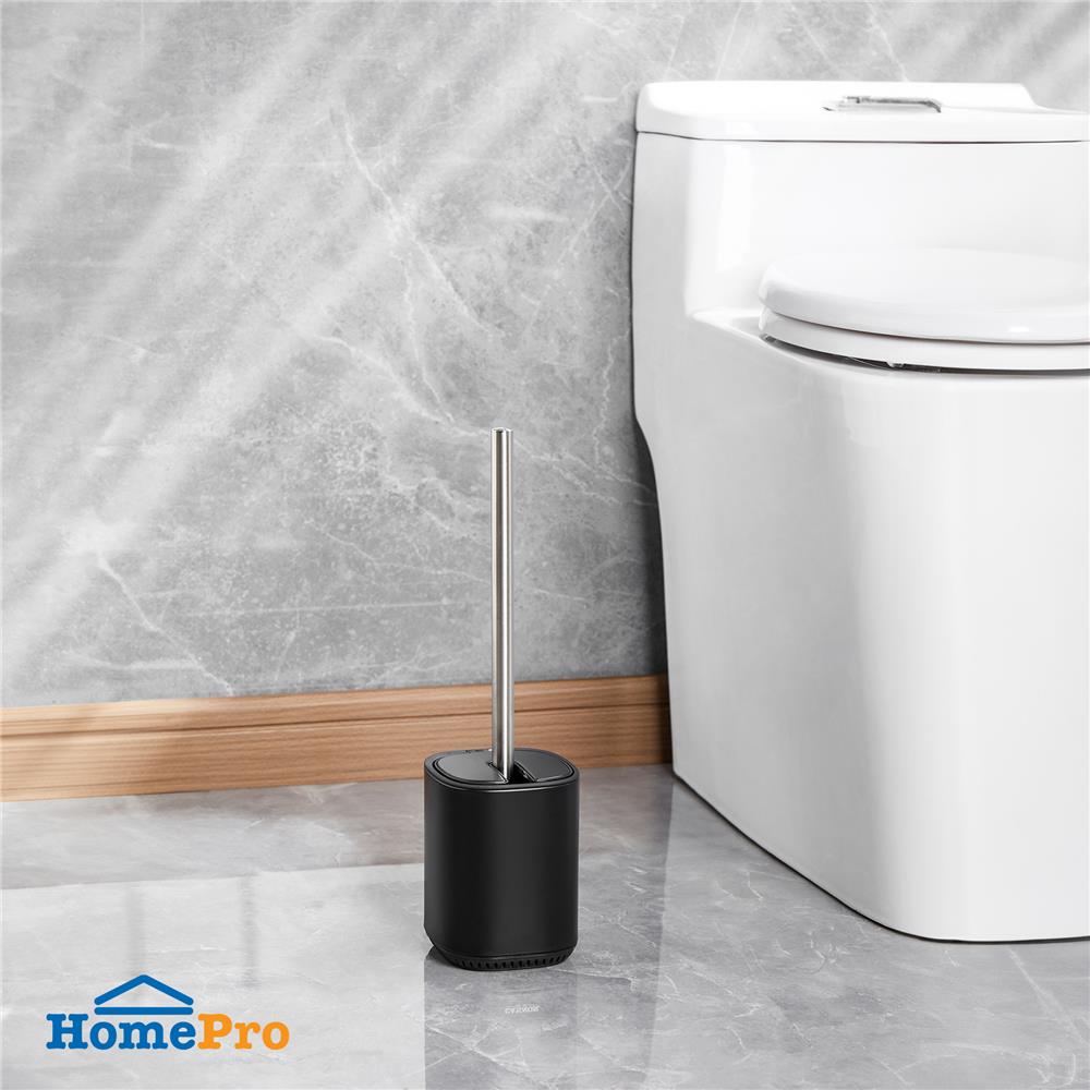 ชุดแปรงล้างสุขภัณฑ์พร้อมฐาน ACCO VELUXE สีดำ