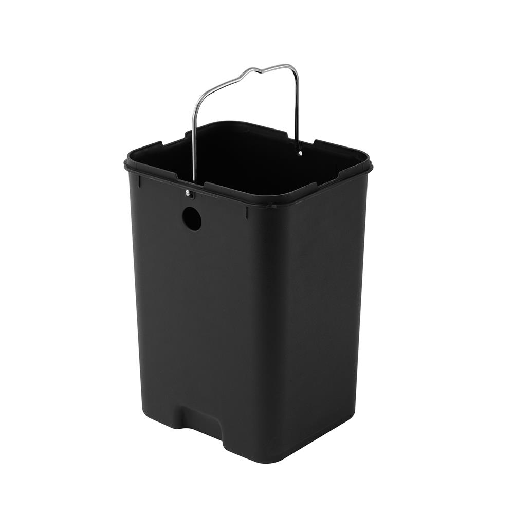 ถังขยะเหยียบเหลี่ยม ACCO VELUXE 5 ลิตร สีดำ