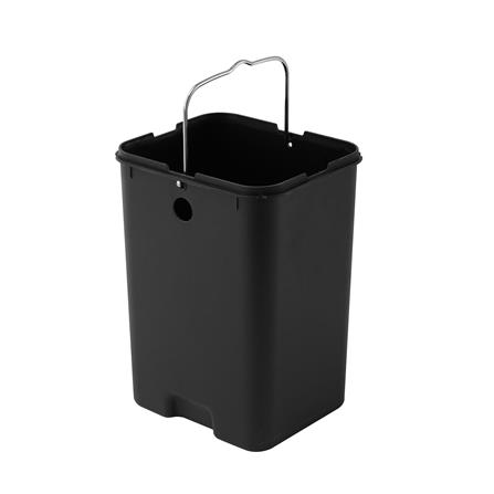 ถังขยะเหยียบเหลี่ยม ACCO VELUXE 5 ลิตร สีเงิน_2