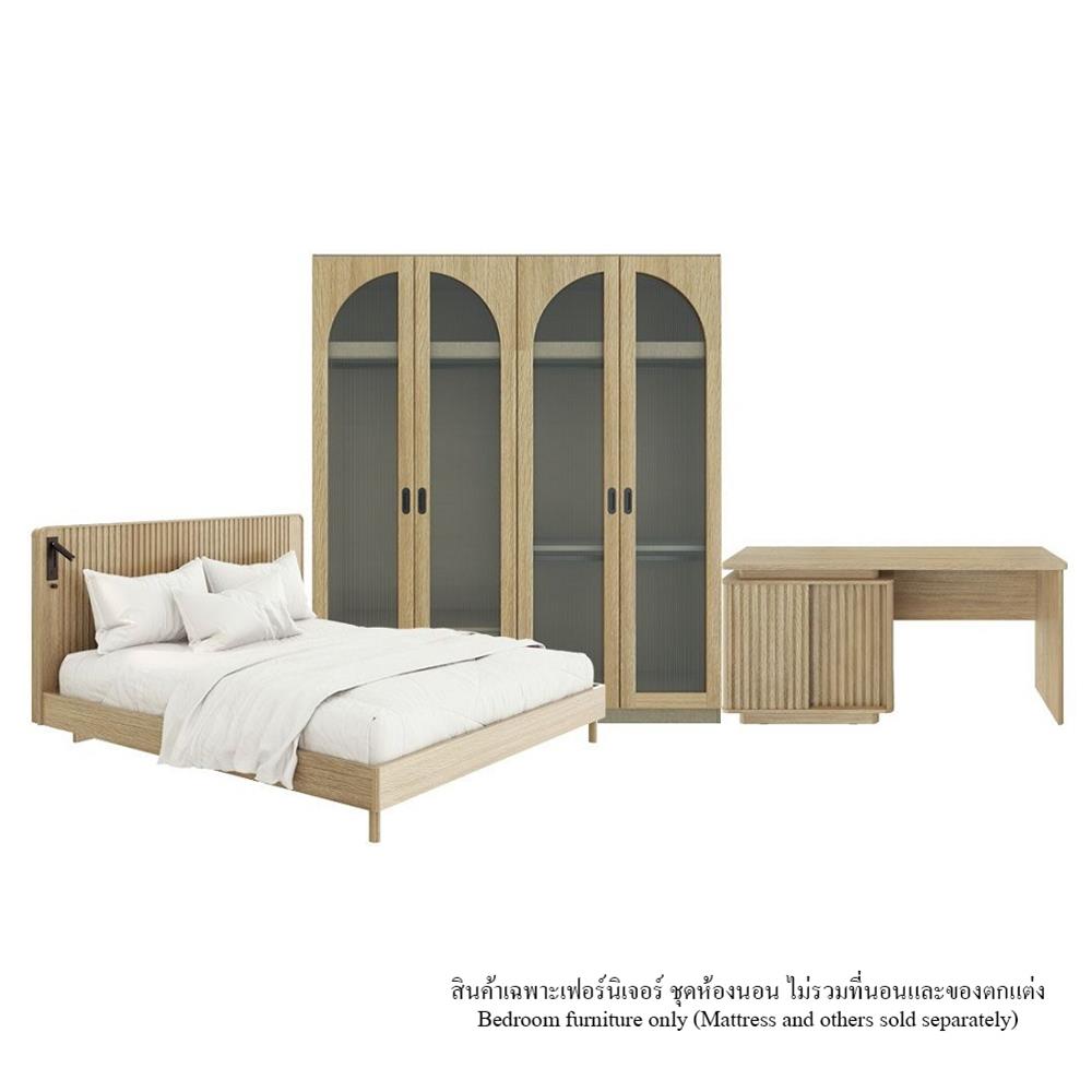 ชุดห้องนอน 5 ฟุต SB FURNITURE VALLEY 59062729 สีน้ำตาล