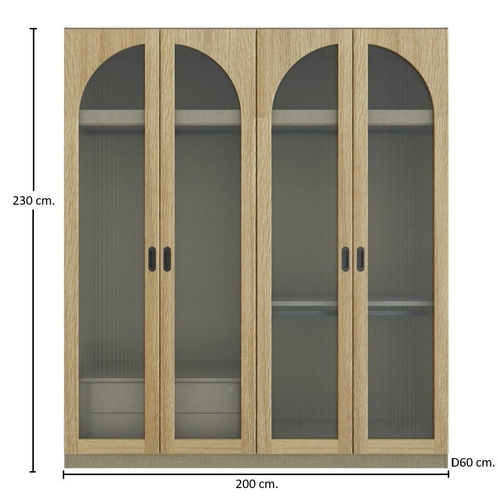 ชุดห้องนอน 5 ฟุต SB FURNITURE VALLEY 59062729 สีน้ำตาล