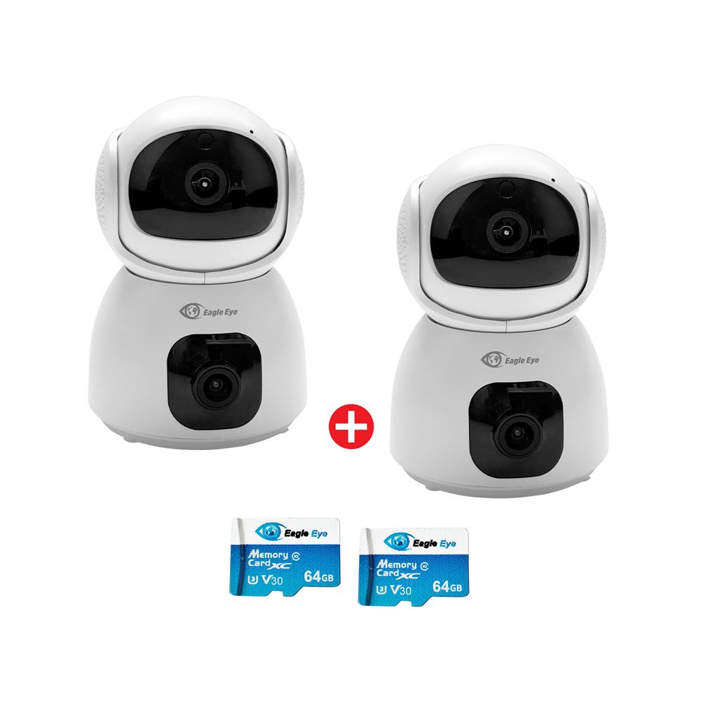 กล้องวงจรปิดภายใน 2 เลนส์ Eagle Eye EG-AT253D1 3+3MP 3 ล้านพิกเซล 1 แถม 1