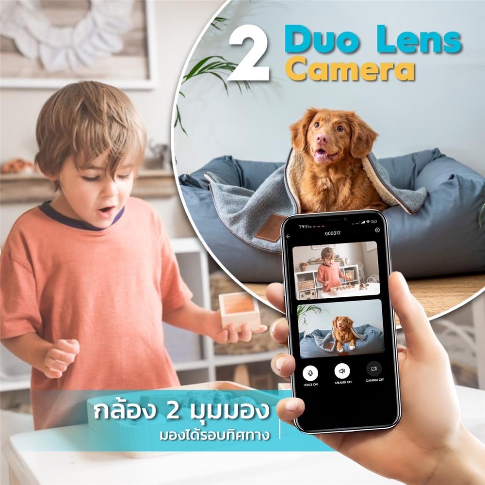 กล้องวงจรปิดภายใน 2 เลนส์ EAGLE EYE EG-AT253D 3+3MP 3 ล้านพิกเซล 1 แถม 1