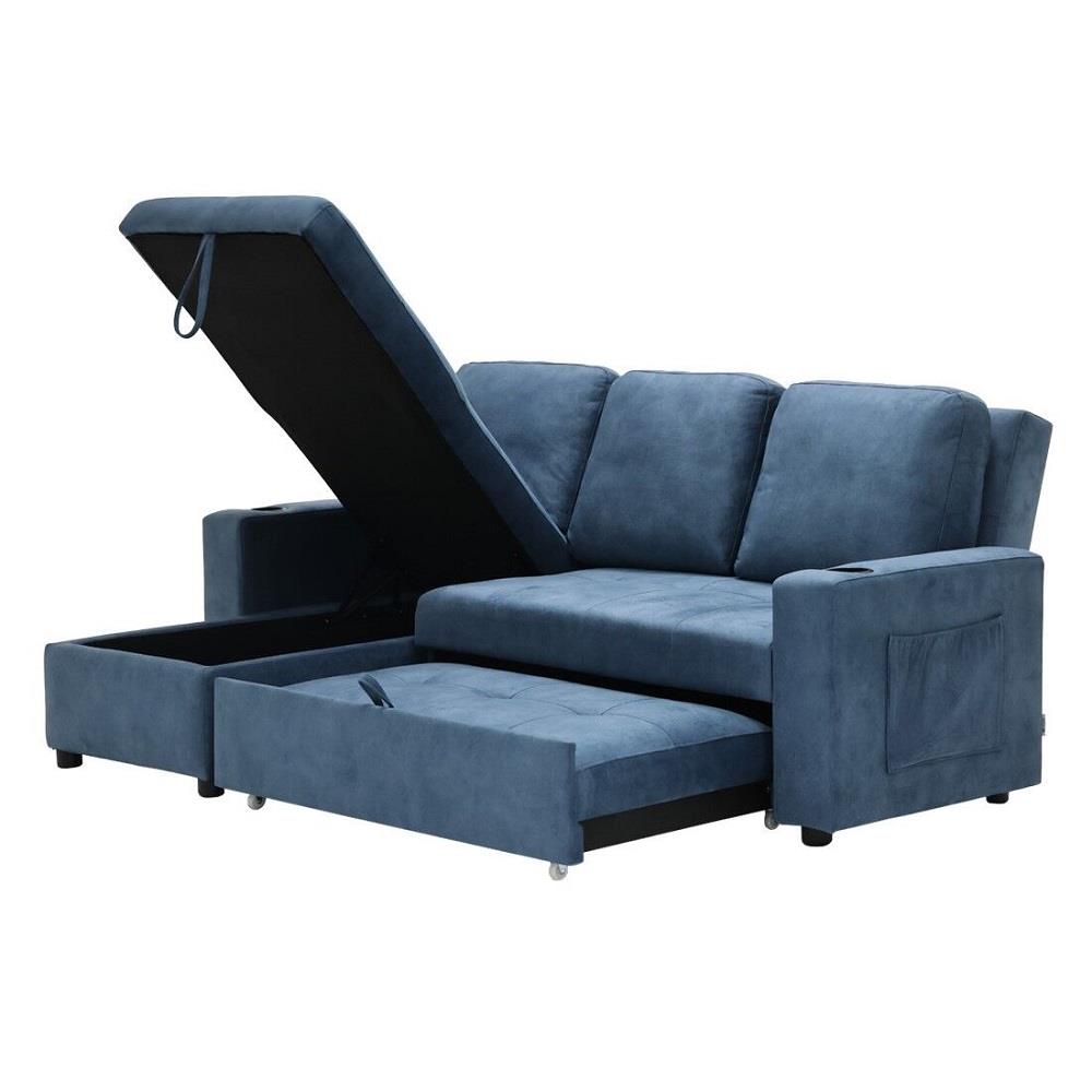 โซฟาเข้ามุมซ้าย SB FURNITURE REINDEER 19242066 สีกรมท่า