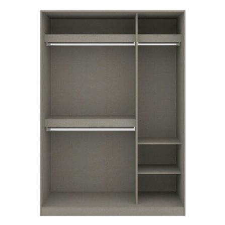 ตู้เสื้อผ้าบานเลื่อน KONCEPT BLOX 19222830 150 ซม. สีน้ำตาล_1