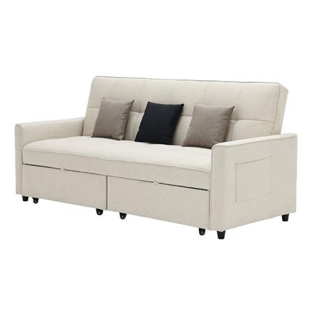 โซฟาเบด 3 ที่นั่ง SB FURNITURE CALINA 19241567 สีครีม_0