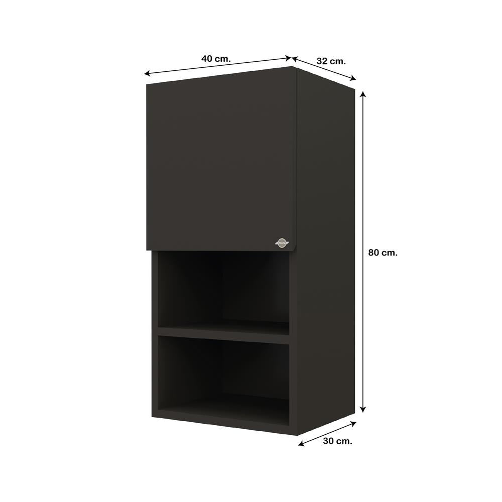 ตู้เดี่ยว S1 JUPITER GRAND BROWN 40x80 ซม.