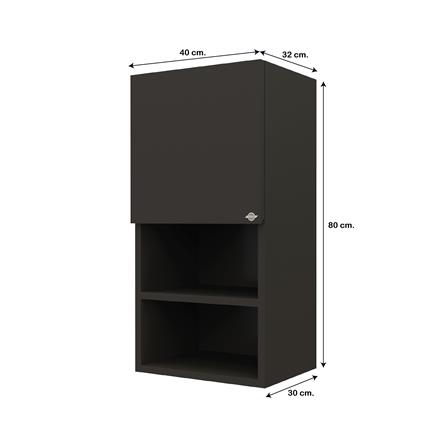 ตู้เดี่ยว S1 JUPITER GRAND BROWN 40x80 ซม._4