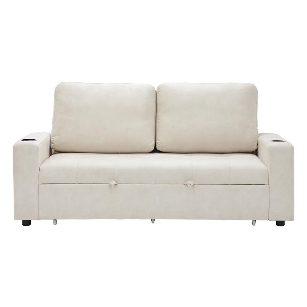 โซฟาเบด 3 ที่นั่ง SB FURNITURE REINDEER 19240983 สีครีม