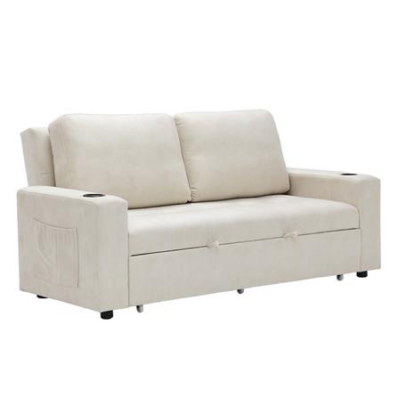 โซฟาเบด 3 ที่นั่ง SB FURNITURE REINDEER 19240983 สีครีม_1