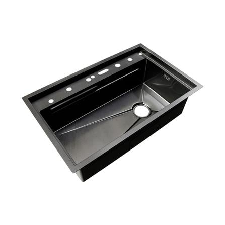ซิงค์ฝัง 1 หลุม S-FLO NL0059 SM8046-S02B สีดำ_3