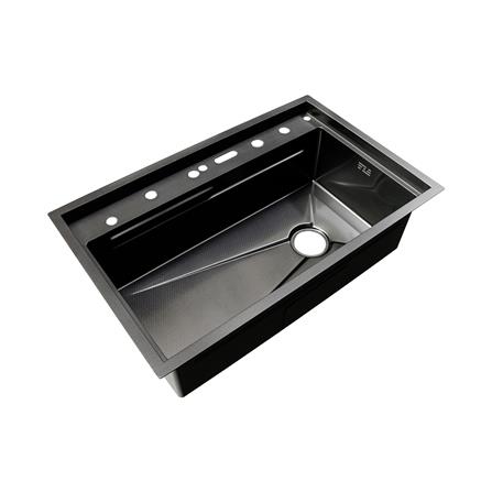 ซิงค์ฝัง 1 หลุม S-FLO NL0059 SM8046-S02B สีดำ_3