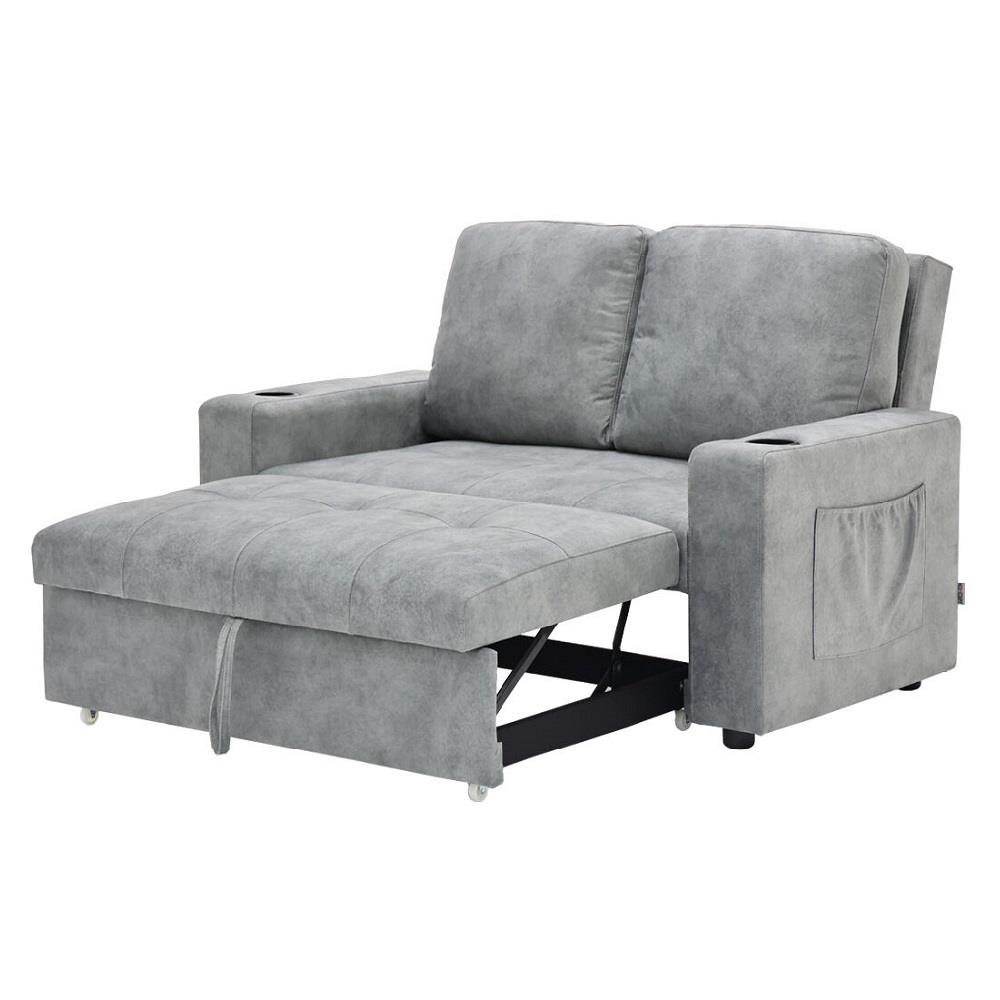 โซฟาเบด 2 ที่นั่ง KONCEPT RAINBOW 19238606 สีเทา