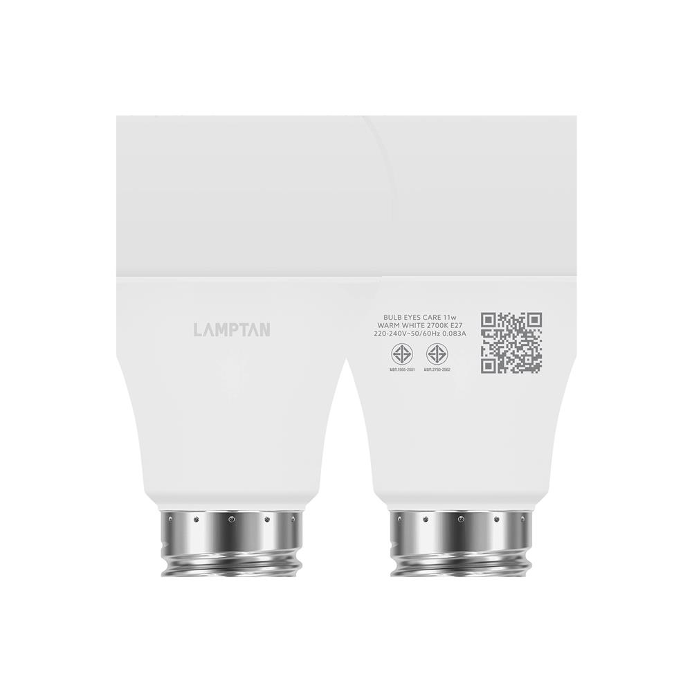 หลอด LED LAMPTAN EYES CARE 11 วัตต์ WARM WHITE E27