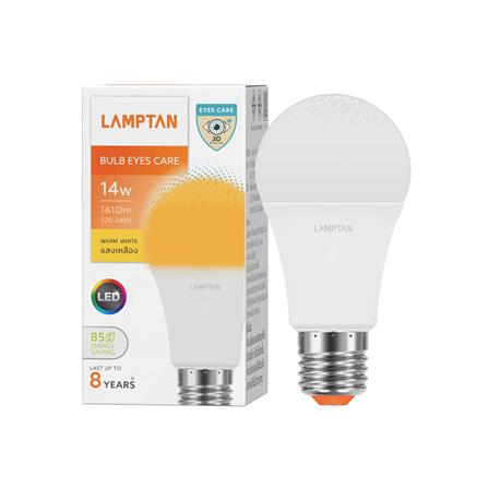 หลอด LED LAMPTAN EYES CARE 14 วัตต์ WARM WHITE E27_3