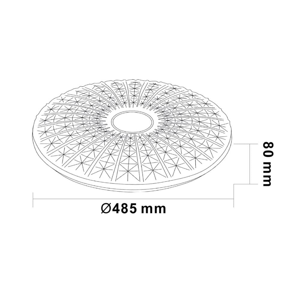 ไฟเพดาน LED SYLVANIA STAR BIRST 50 วัตต์ DAYLIGHT/COOL WHITE/WARM WHITE 19 นิ้ว