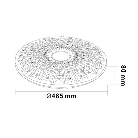 ไฟเพดาน LED SYLVANIA STAR BIRST 50 วัตต์ DAYLIGHT/COOL WHITE/WARM WHITE 19 นิ้ว_7