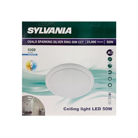 ไฟเพดาน LED SYLVANIA SPARKING SILVER 50 วัตต์ DAYLIGHT/COOL WHITE/WARM WHITE 19 นิ้ว_4