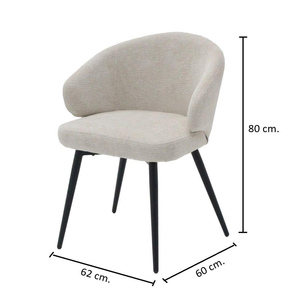 เก้าอี้ทานข้าว SB FURNITURE HYPS 19235026 สีครีม